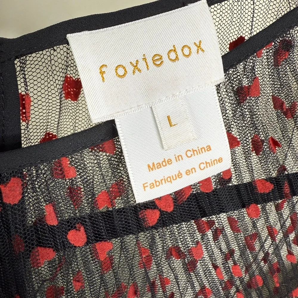 foxiedox Lilia Heart Print Dress - Picture 4 of 5